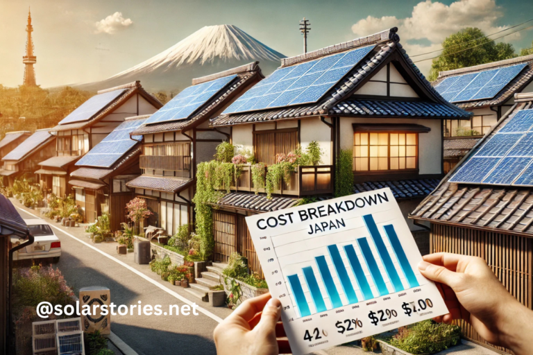 solar panels costs in japan