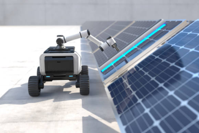 solar panel cleaning robot